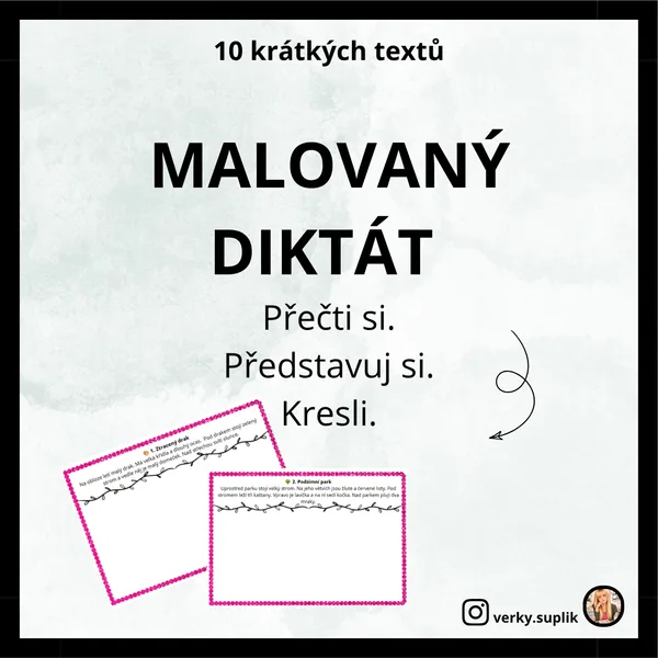MALOVANÝ DIKTÁT