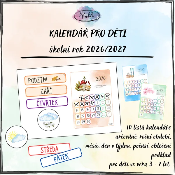 Kalendář pro školní rok 2026/2027
