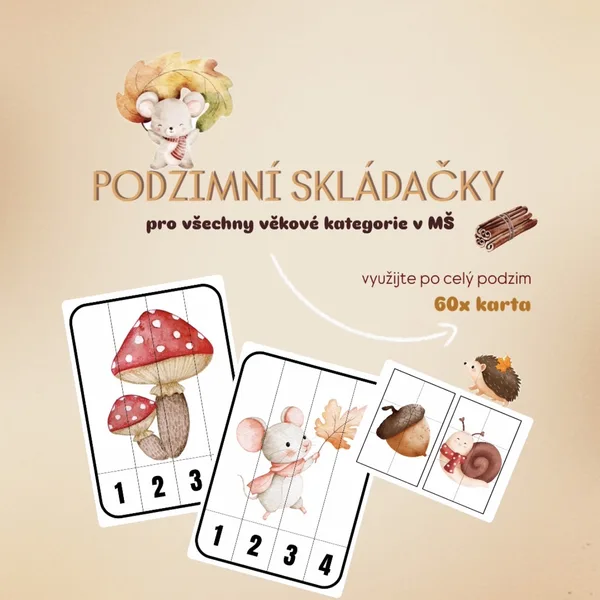 Podzimní skládačky
