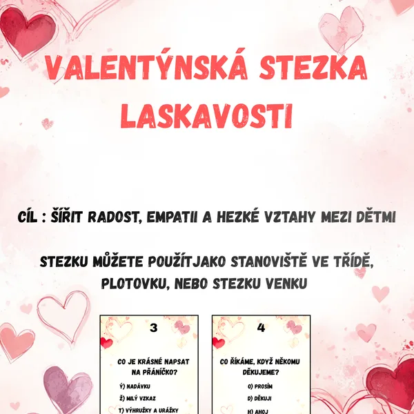 Valentýnská stezka laskavosti