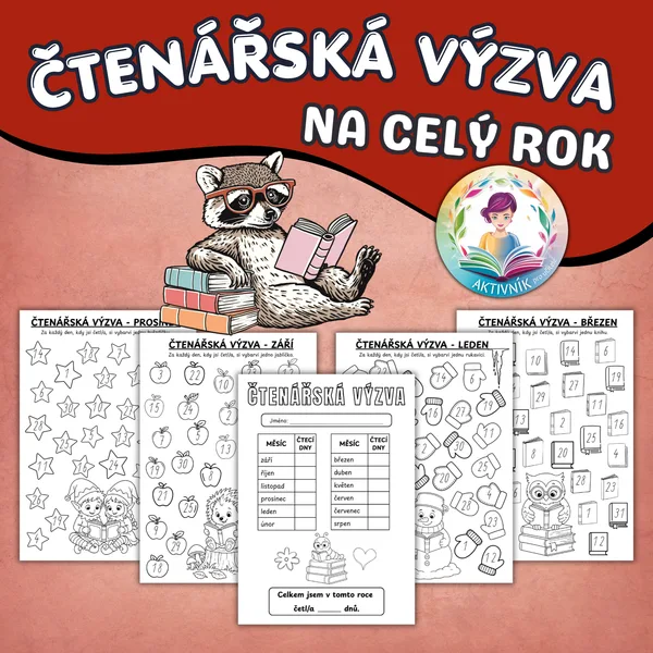 ČTENÁŘSKÁ VÝZVA na celý rok!