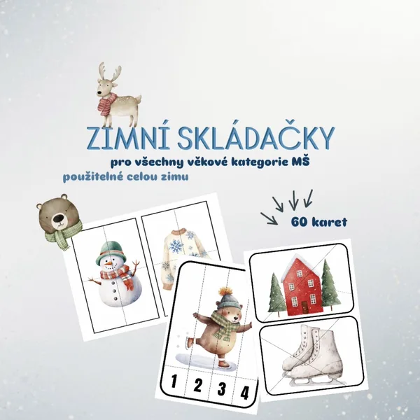Zimní skládačky