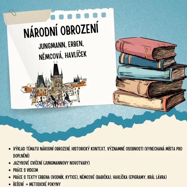 Národní obrození, Erben, Havlíček, Němcová
