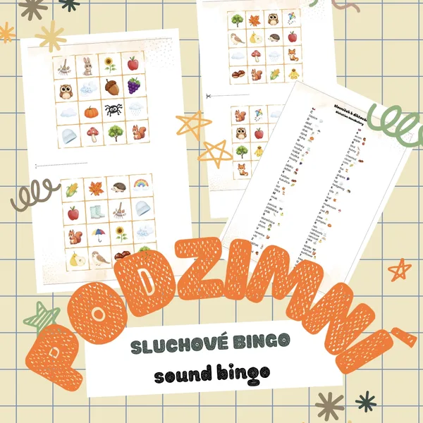 Sluchové bingo / sound bingo