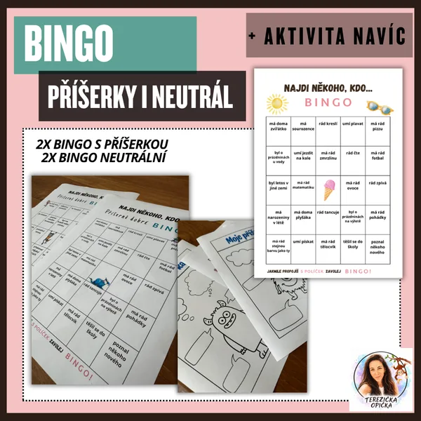 Bingo / aktivita po prázdnínách i seznamování / příšerky i neutrál