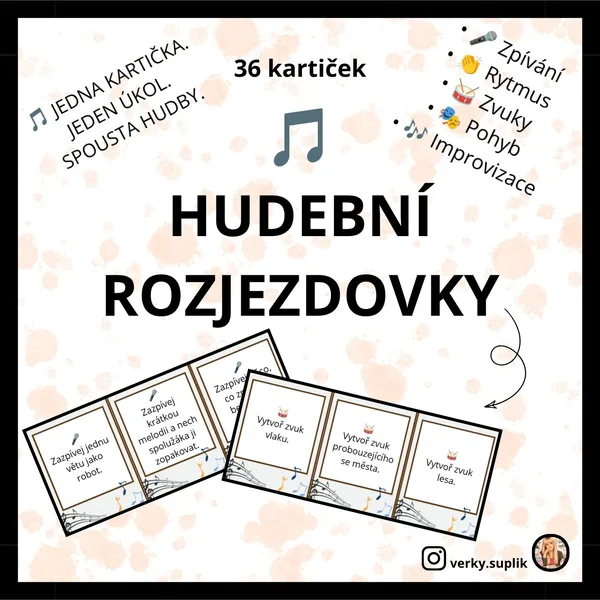 🎵 HUDEBNÍ ROZJEZDOVKY