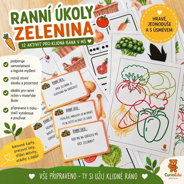 Ranní úkoly - ZELENINA