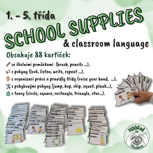 School supplies & classroom language