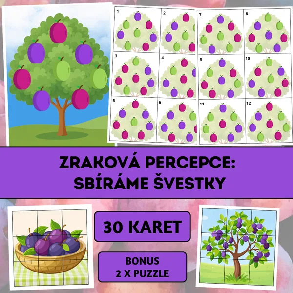 Zraková percepce: Sbíráme švestky