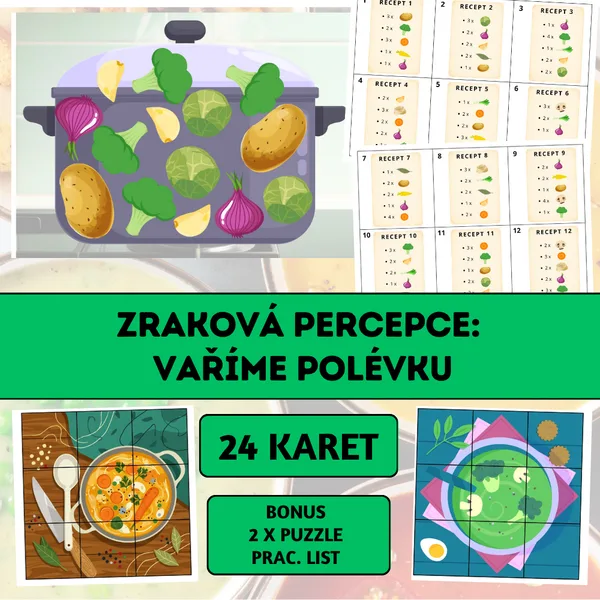 Zraková percepce: Vaříme polévku