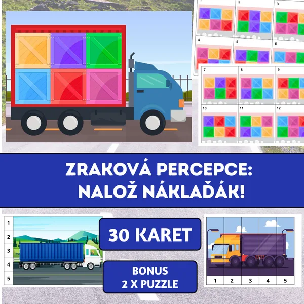 Zraková percepce: Nalož náklaďák!