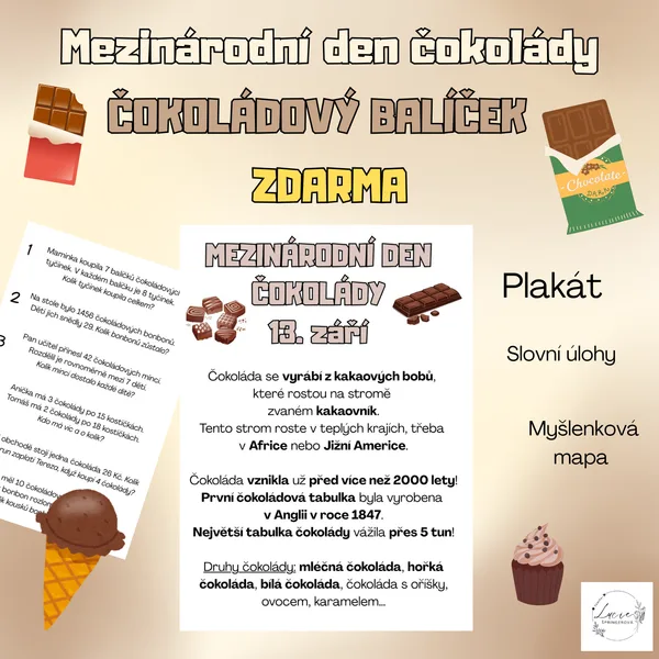 DEN ČOKOLÁDY - ZDARMA