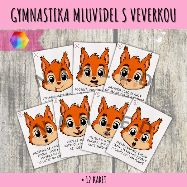 Veverčina gymnastika mluvidel