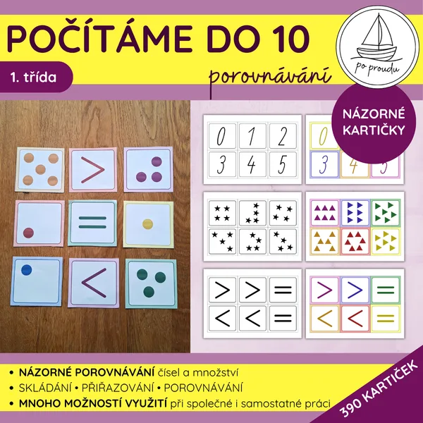 Počítáme do 10 | porovnávání čísel a množství