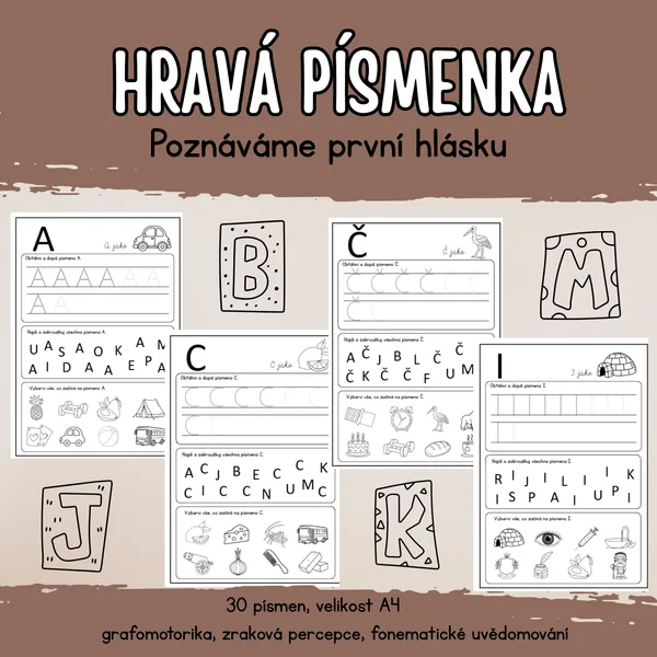Hravá písmenka - poznáváme první hlásku