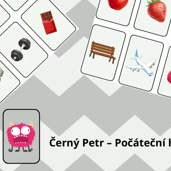 Logopedický Černý Petr – Počáteční hlásky