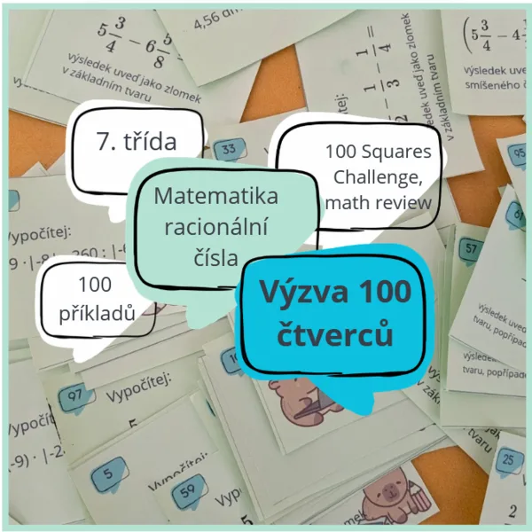 M7 racionální čísla_ výzva 100 čtverců