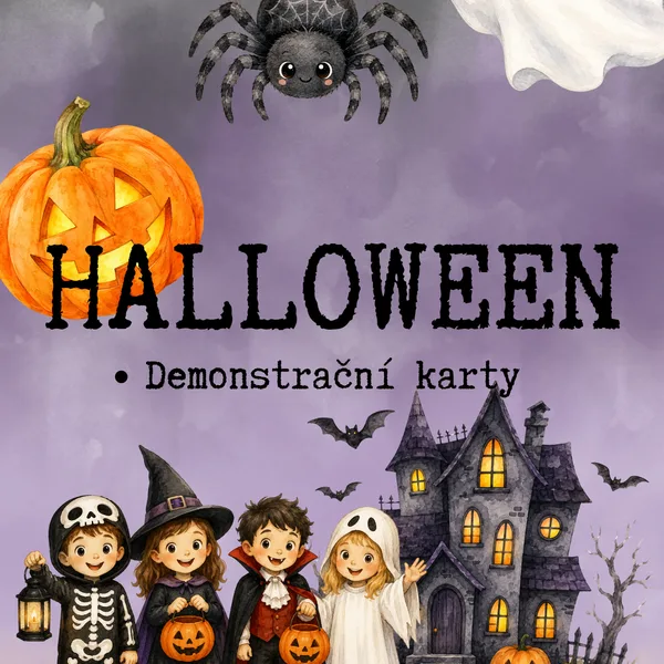 Halloween - demonstrační karty