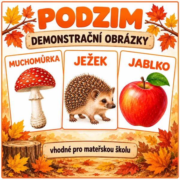 Podzim - demonstrační obrázky