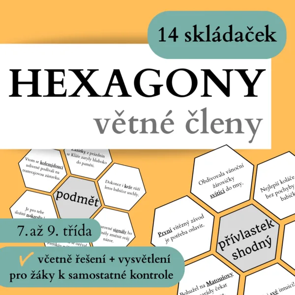 Hexagony - větné členy