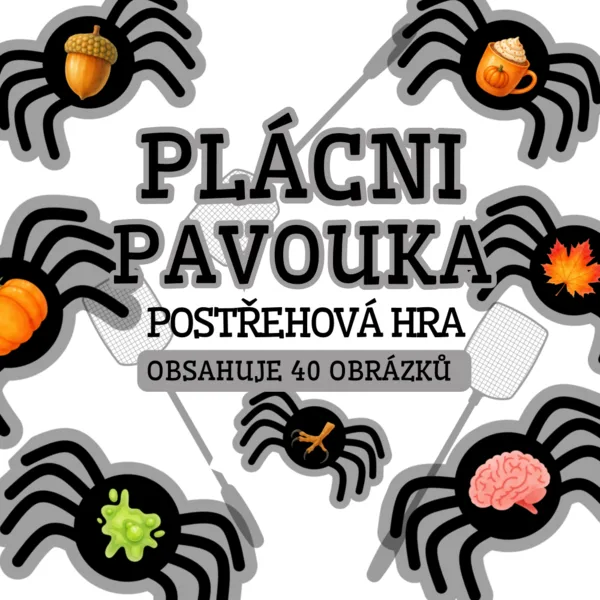 Plácni pavouka - postřehová hra