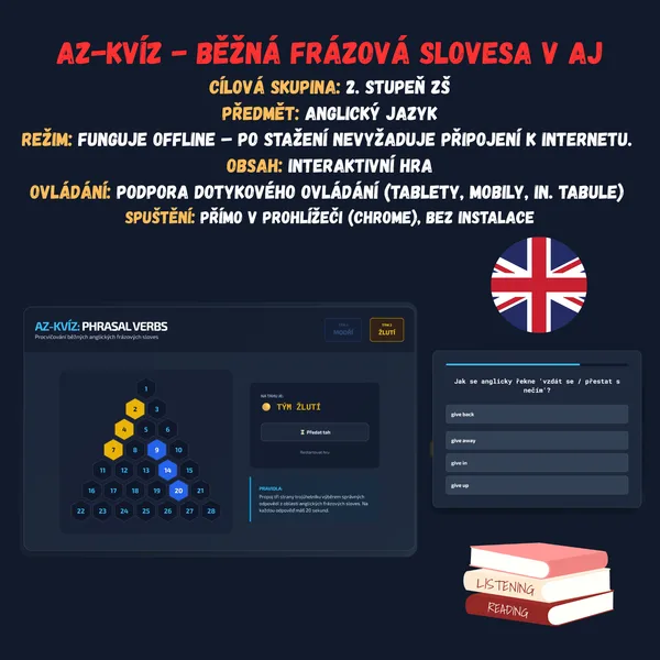 Az-kvíz - Běžná frázová slovesa v AJ