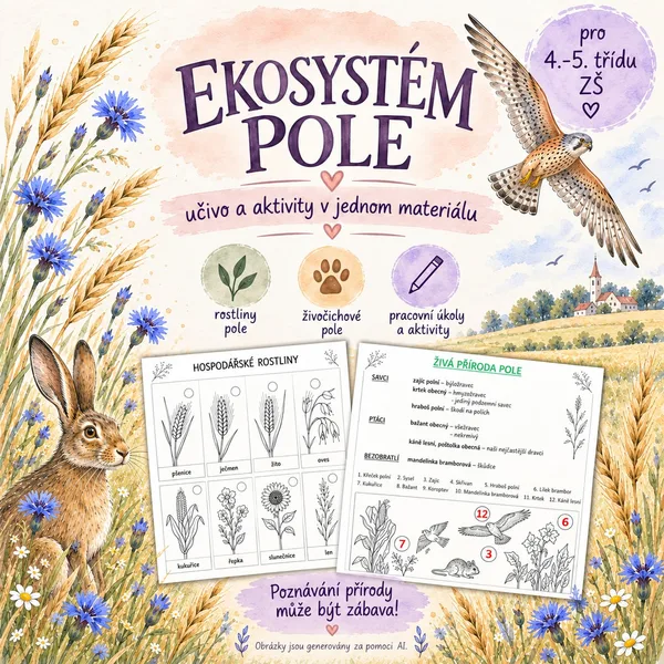 EKOSYSTÉM POLE - výukový materiál pro 4. - 5. ročník