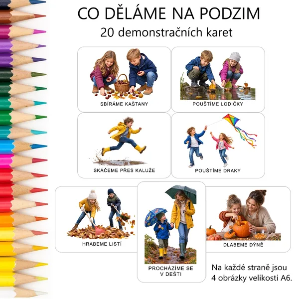 CO DĚLÁME NA PODZIM - 20 demonstračních karet