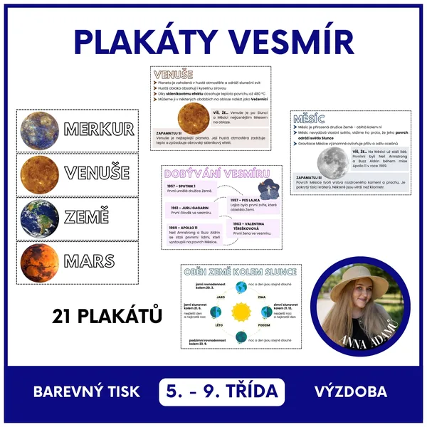 Plakáty - vesmír