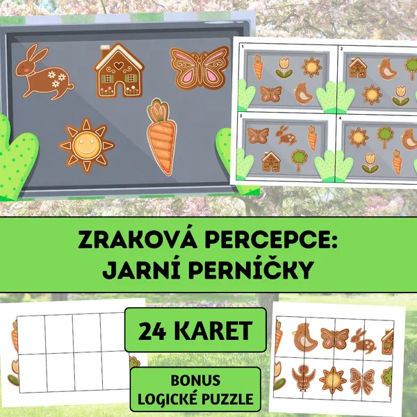 Zraková percepce: Jarní perníčky