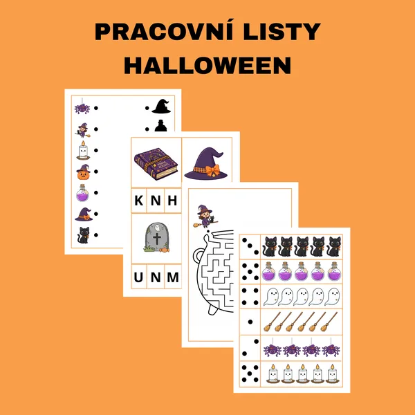 Pracovní listy Halloween