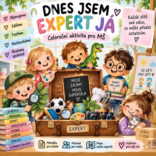 Dnes jsem expert já – celoroční aktivita pro MŠ s Kufříkem experta