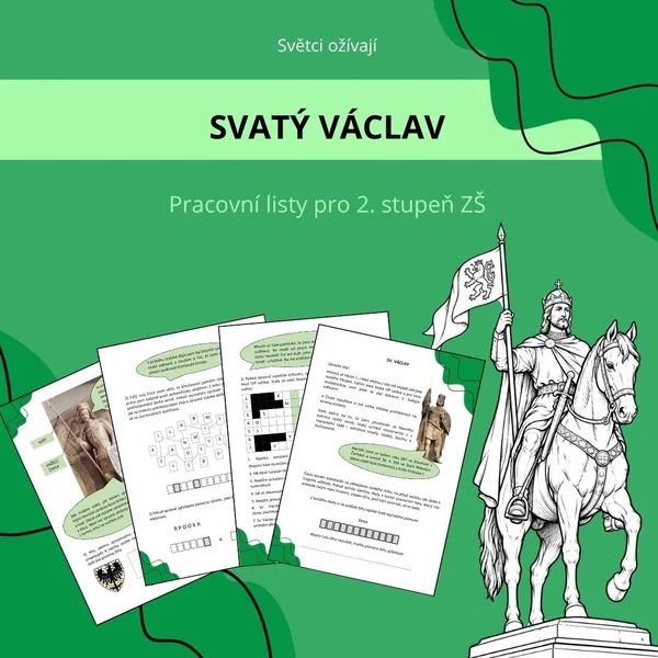 SVATÝ VÁCLAV - PRACOVNÍ LISTY