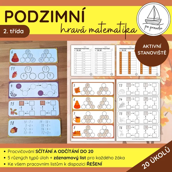Podzimní matematika | počítání do 20