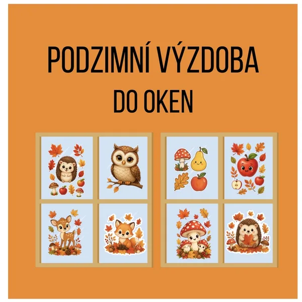 Podzimní výzdoba oken 🍁