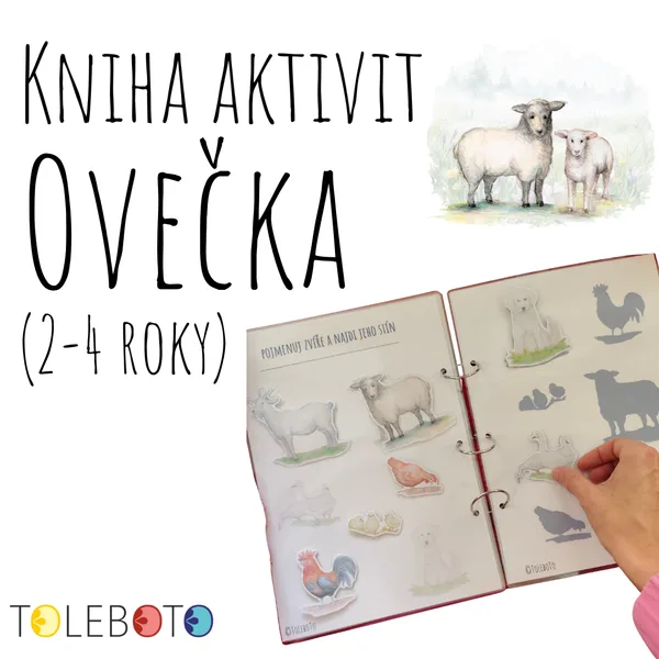 Kniha aktivit - Ovečka (2 - 4 roky)