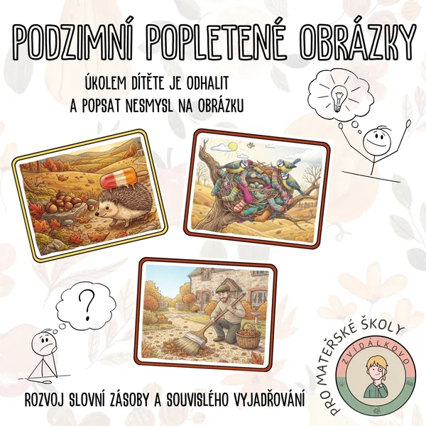 Podzimní popletené obrázky