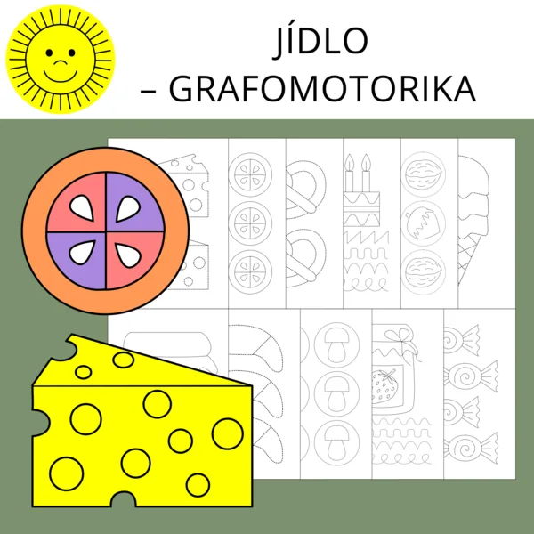 JÍDLO – GRAFOMOTORIKA