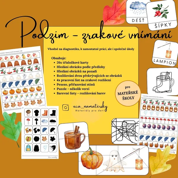 Podzim - zrakové vnímání