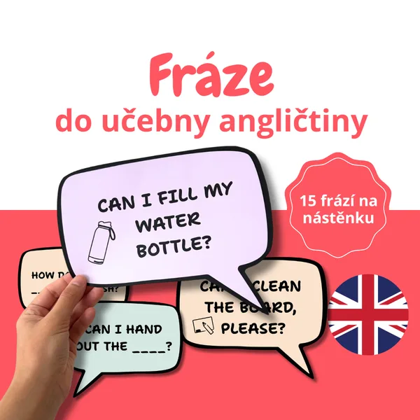 15 frází do učebny angličtiny
