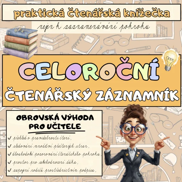 CELOROČNÍ ČTENÁŘSKÝ ZÁZNAMNÍK
