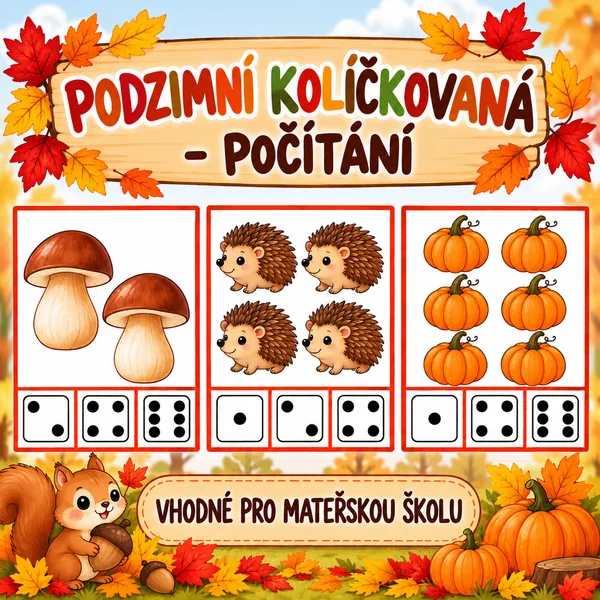 Podzimní kolíčkovaná - počítání