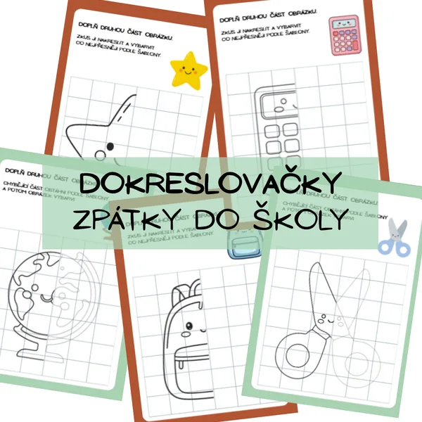 Dokreslovačky - Zpátky do školy