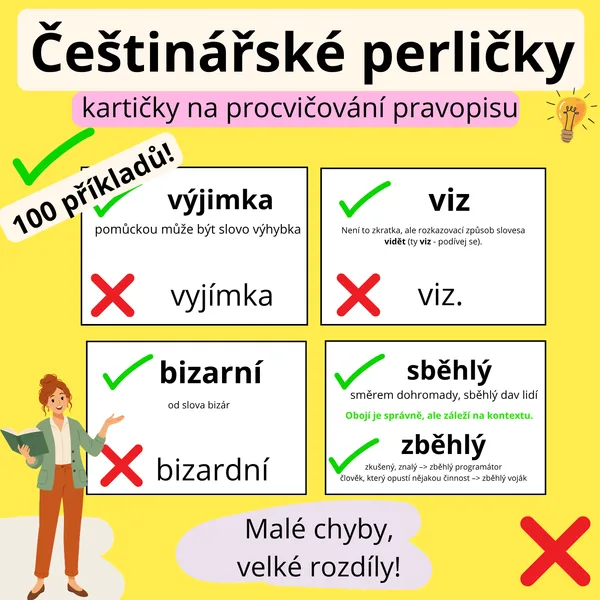 Češtinářské perličky – více než 100 příkladů