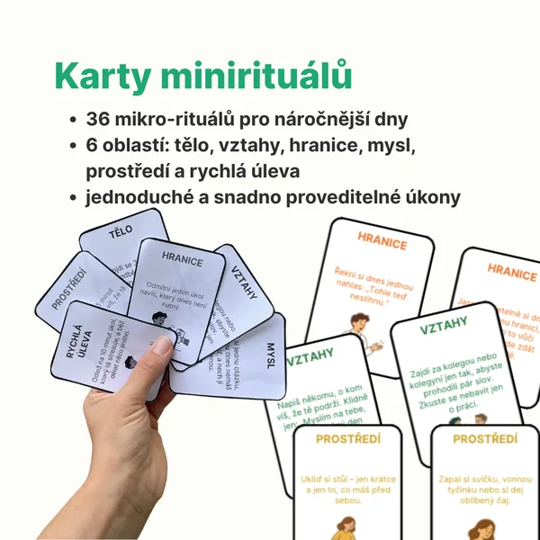 Vytáhni si kartu: 36 mikro-rituálů na těžké dny ve škole