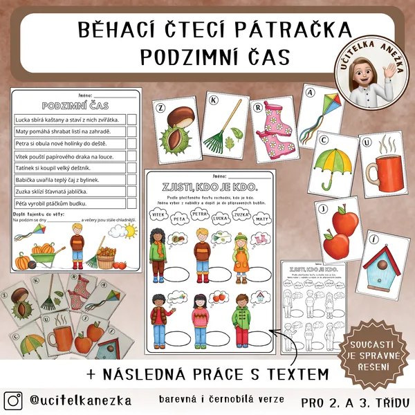 BĚHACÍ ČTECÍ PÁTRAČKA - PODZIM