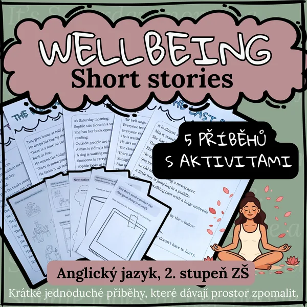 WELLBEING Short Stories | Čtení a aktivity pro duševní pohodu (2. stupeň ZŠ)