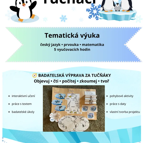Tematická výuka - tučňáci