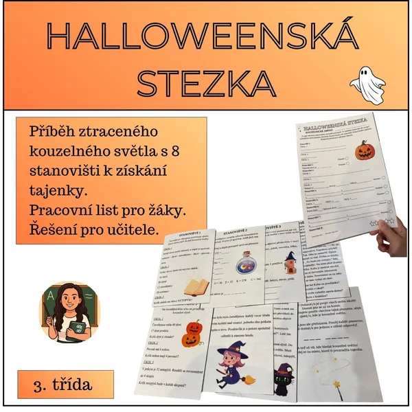 HALLOWEENSKÁ STEZKA-3.třída