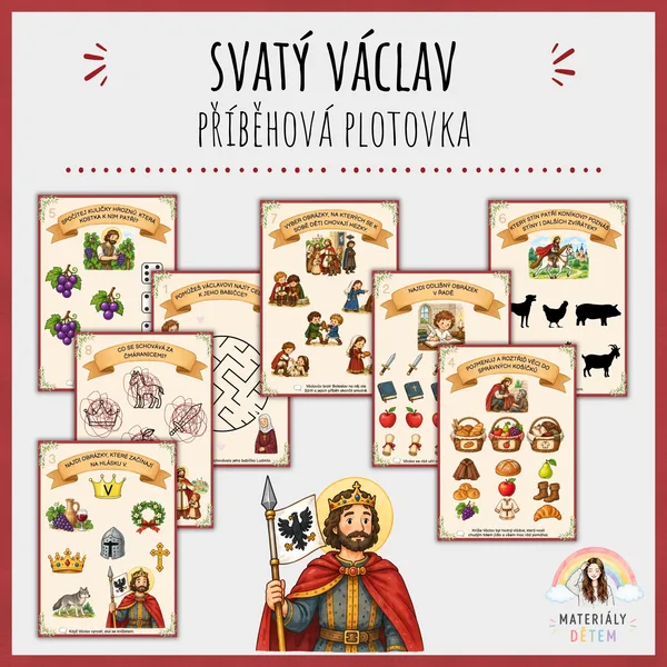 🍇👑Svatý Václav, příběhová plotovka👑🍇